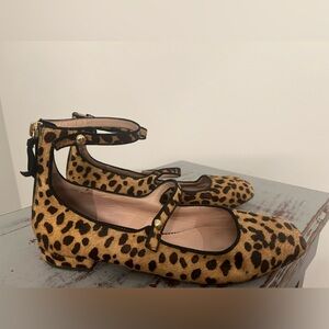 J. Crew Jeopard Calf Hair Ballet Flat 6.5